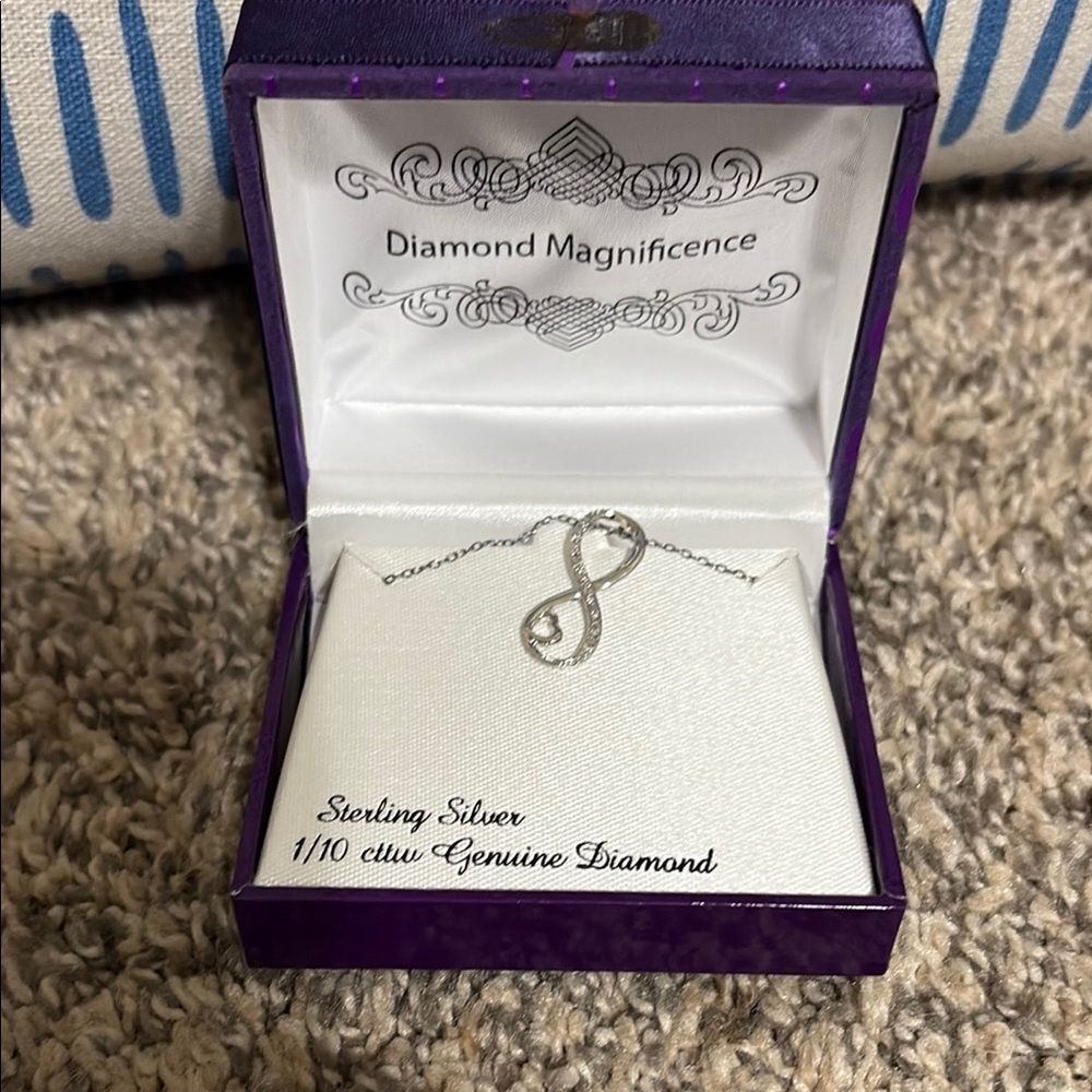 Sterling Silver Infinity Necklace